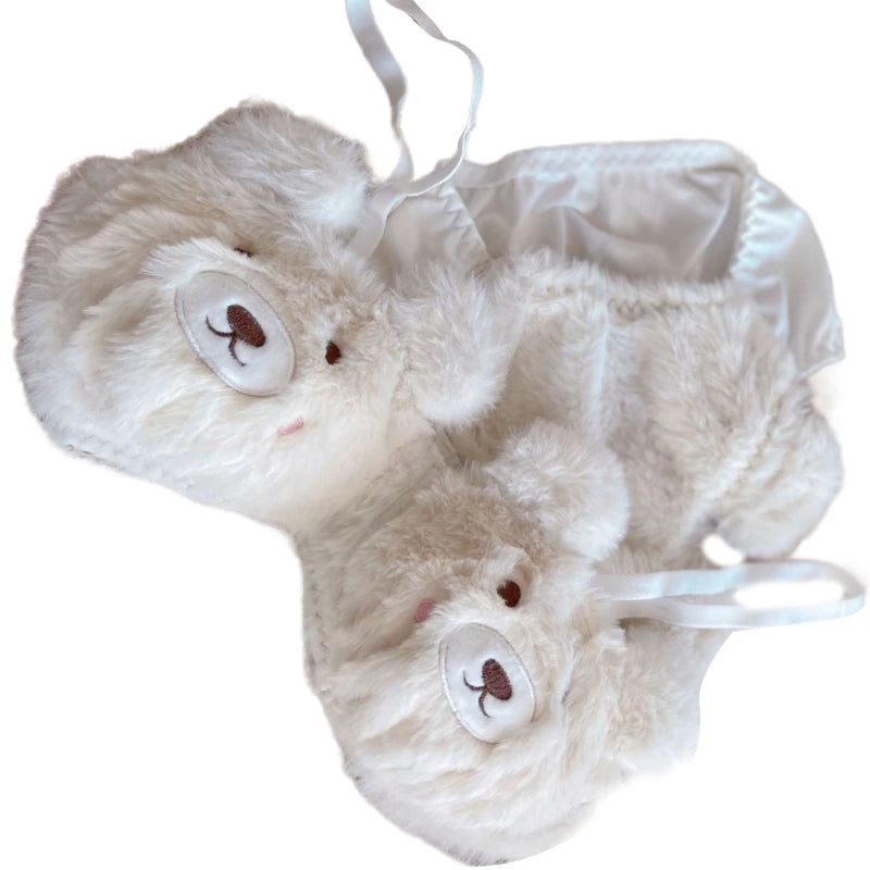Furry Bear Anime Bra & Panty