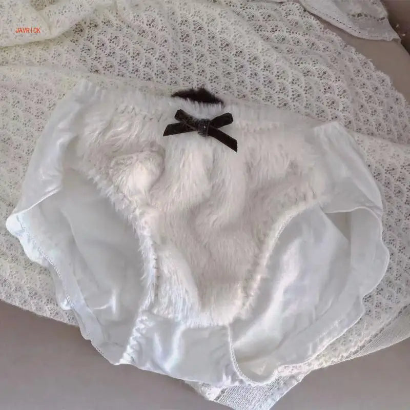 Cute Panda Plush Lingerie Set