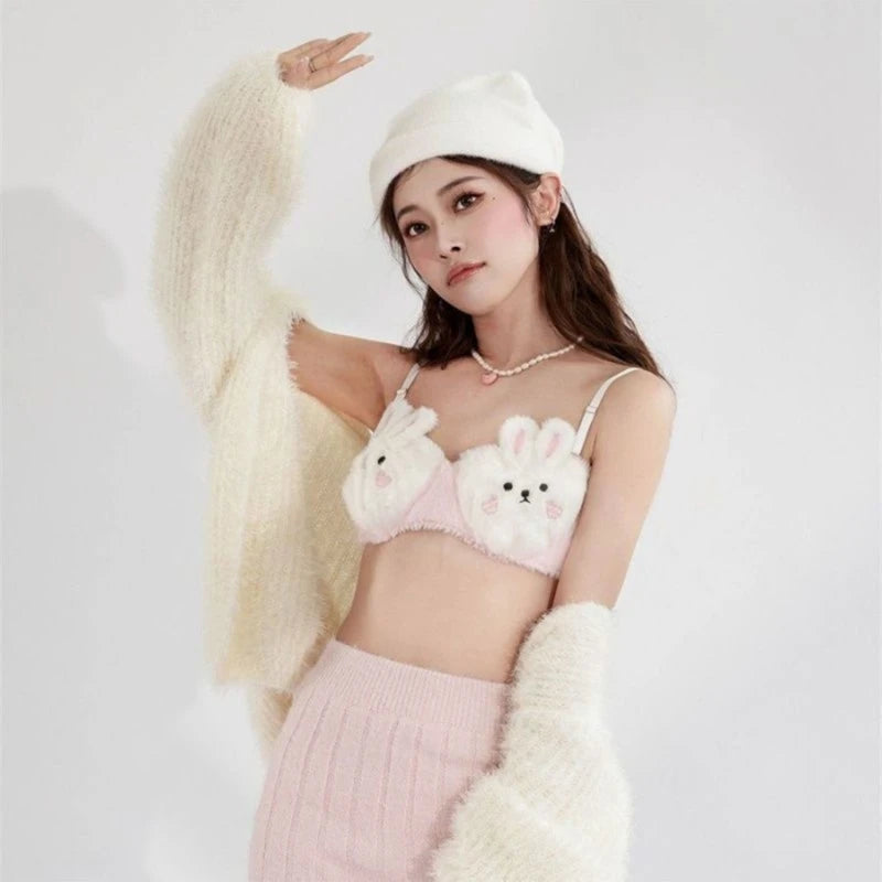 Funny Bear Plush Bra & Panty