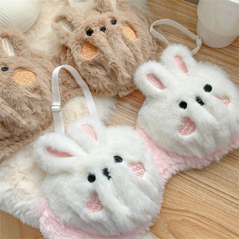 Funny Bear Plush Bra & Panty