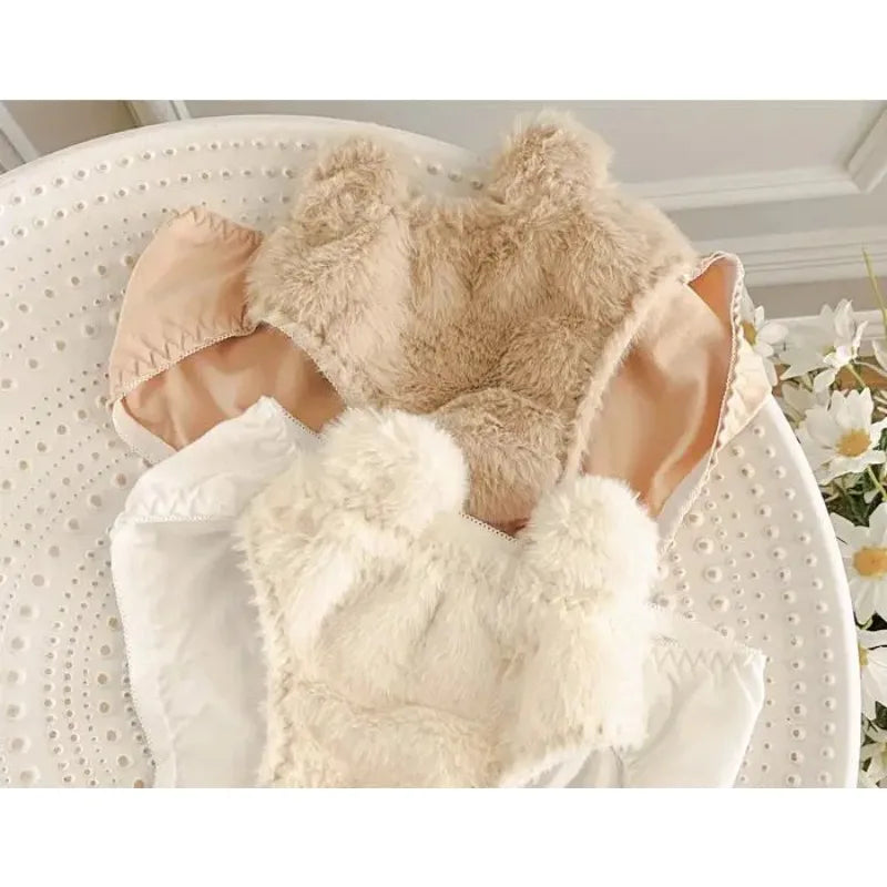 Student Soft Plush Lingerie