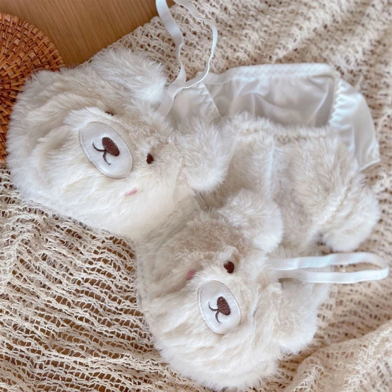 Furry Bear Anime Bra & Panty